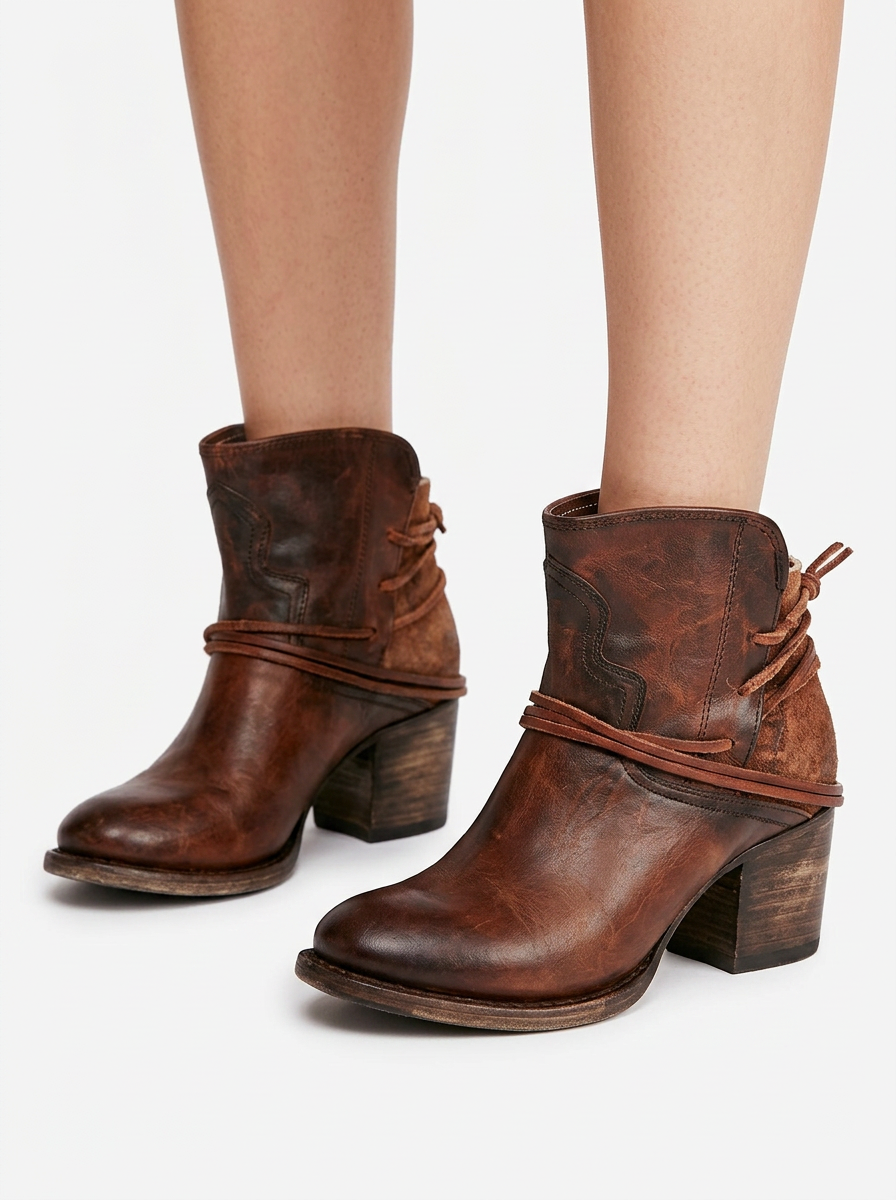 Alexa | Women's Block Heel Ankle Boots