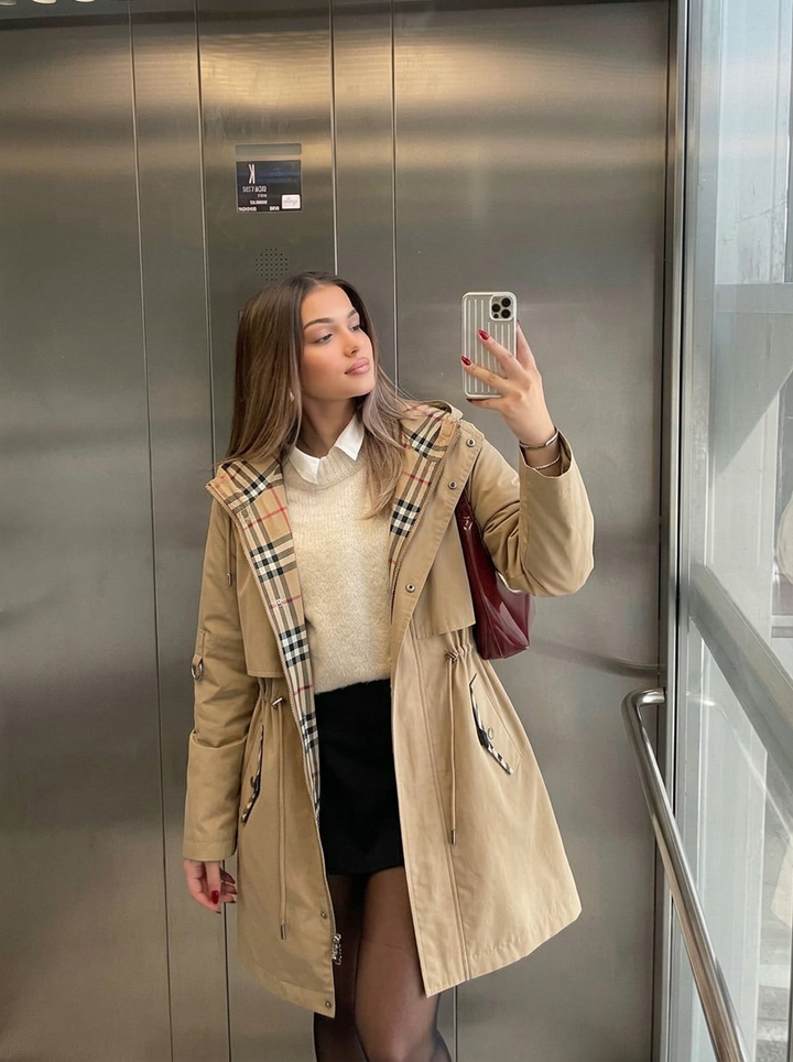 Amelia | Women's Hooded Trench Coat