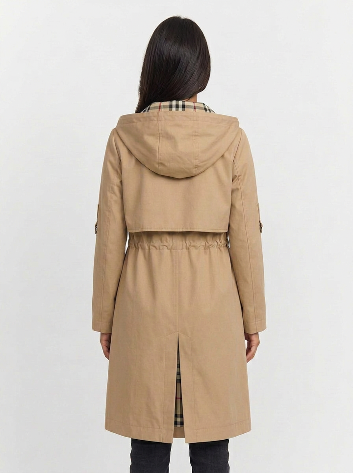 Amelia | Women's Hooded Trench Coat