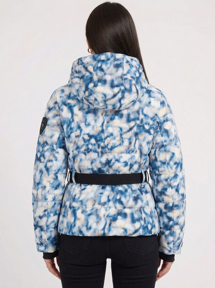 Amelia | Women's Puffer Ski Jacket With Belt