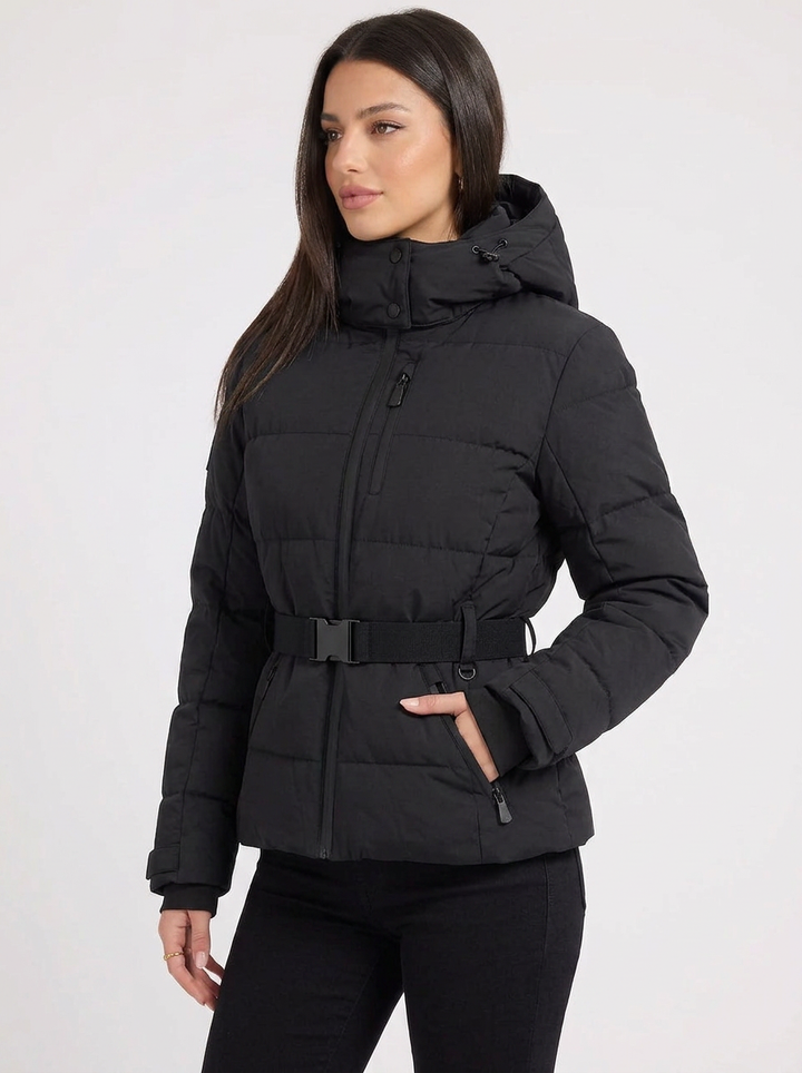 Amelia | Women's Puffer Ski Jacket With Belt