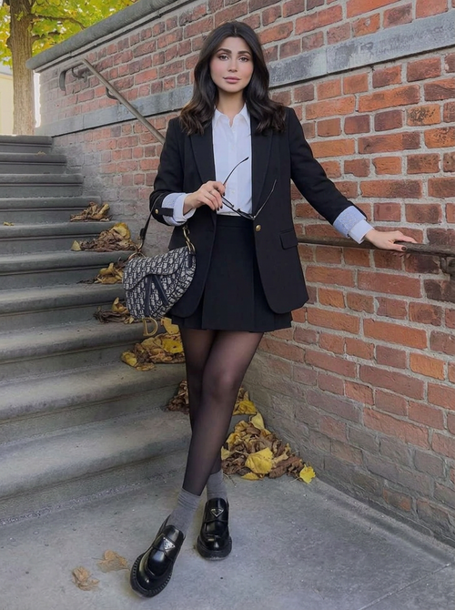 Angeline | Women's Black Work Blazer