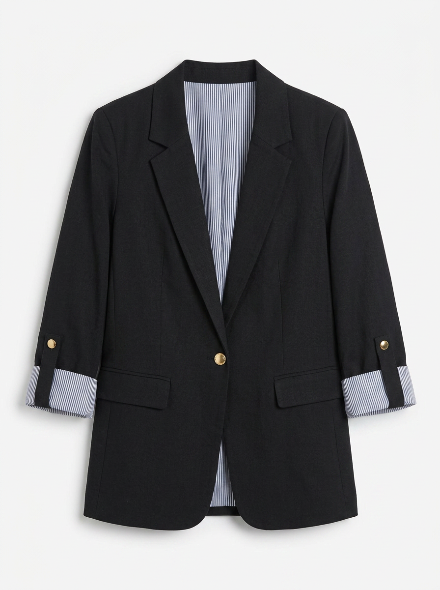 Angeline | Women's Black Work Blazer