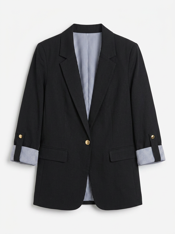 Angeline | Women's Black Work Blazer