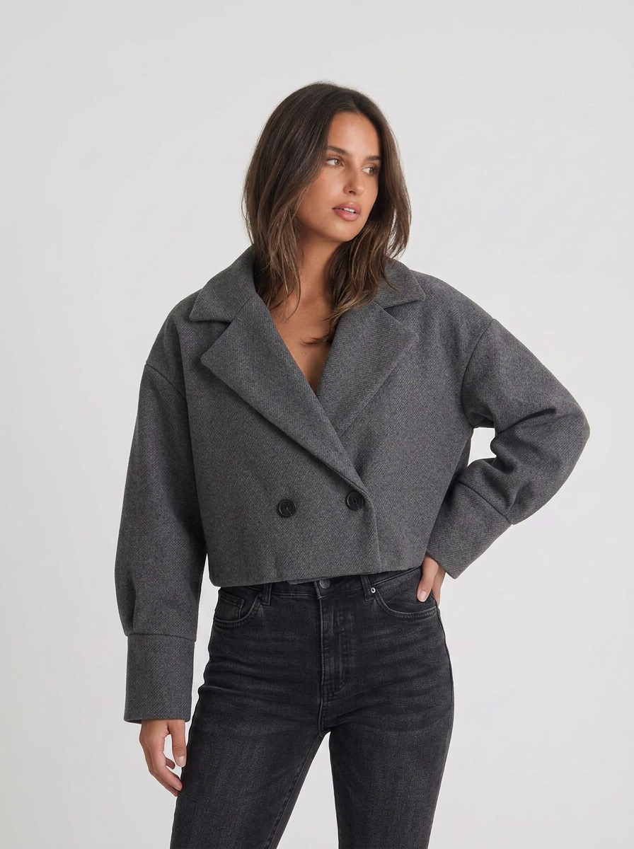 Anya | Women's Cropped Boxy Blazer