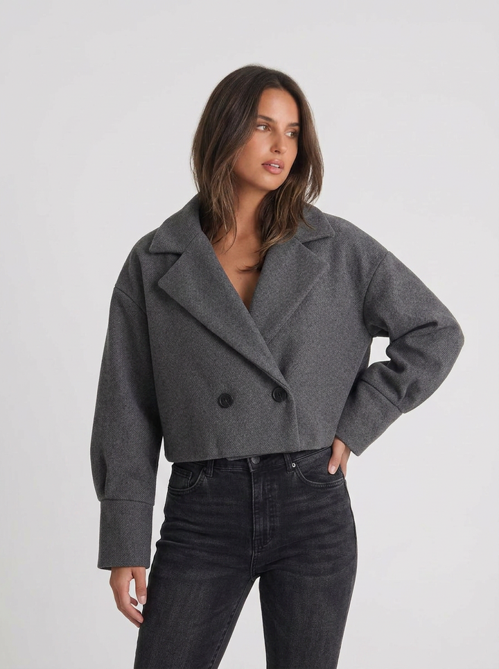 Anya | Women's Cropped Boxy Blazer