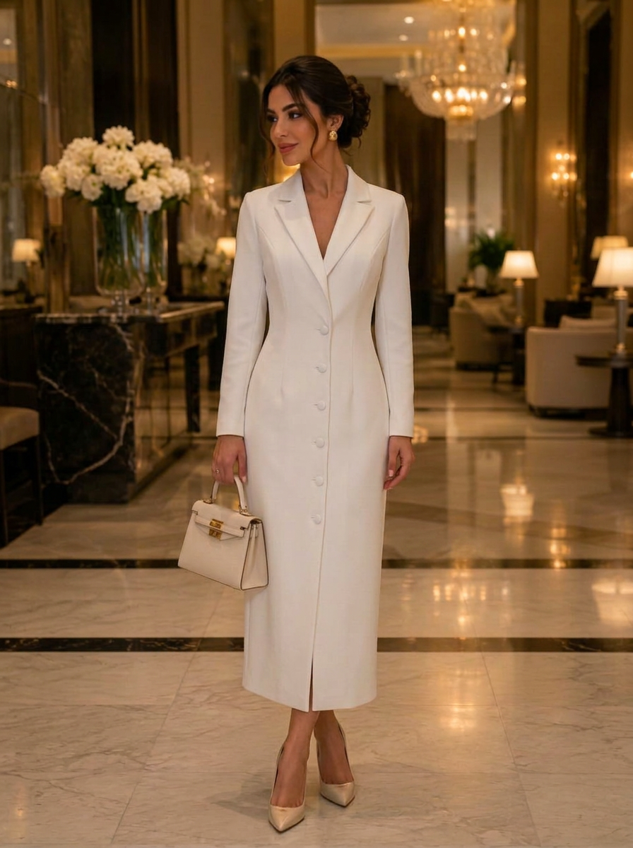 Audrey | Women's Blazer Dress Midi