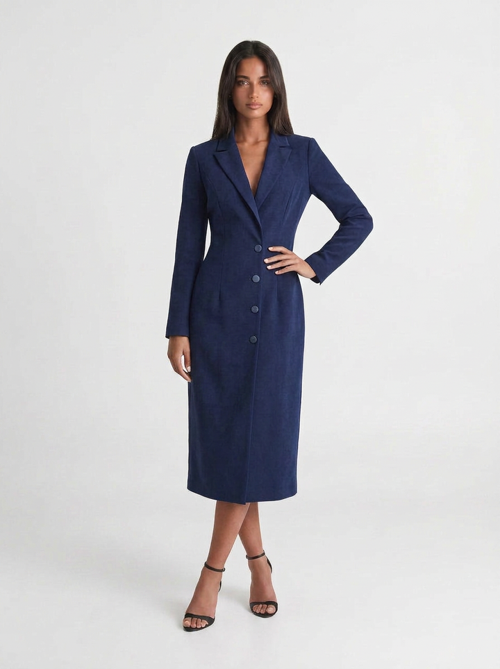 Audrey | Women's Blazer Dress Midi