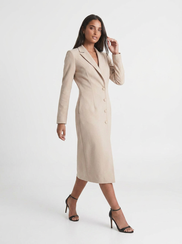 Audrey | Women's Blazer Dress Midi