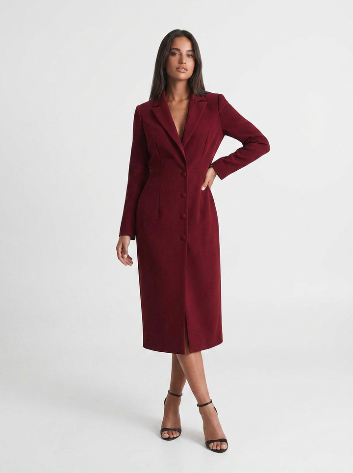Audrey | Women's Blazer Dress Midi