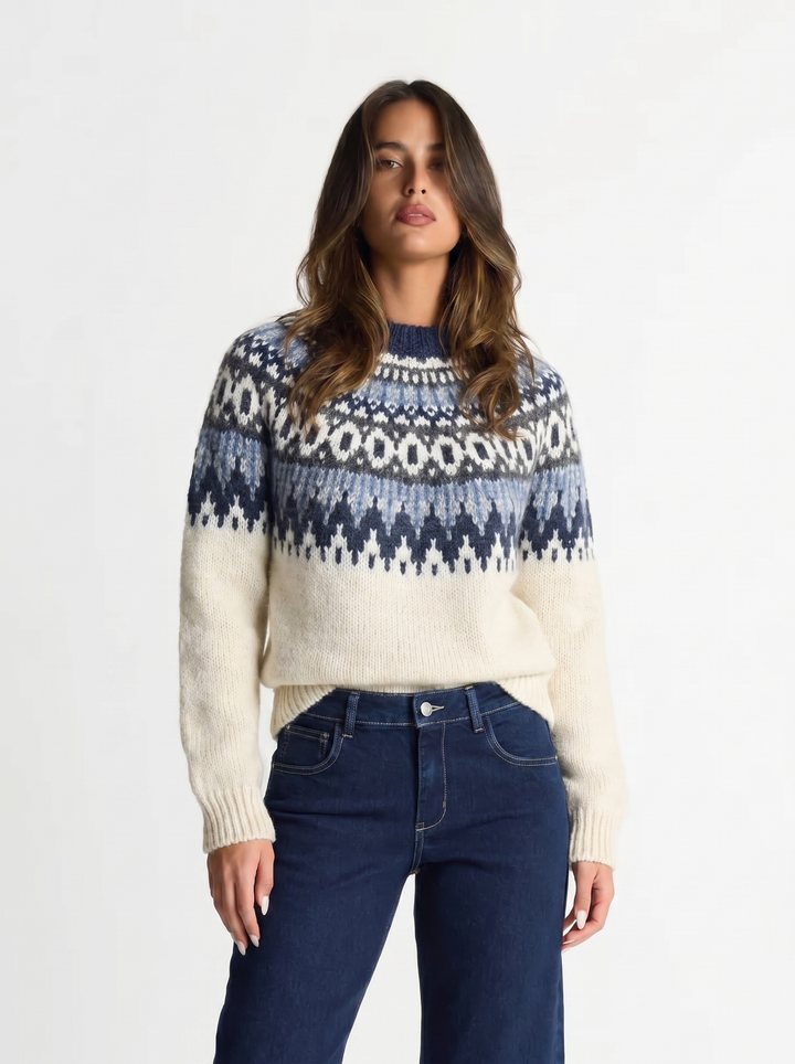 Audrey | Women's Winter Sweater Nordic Knit