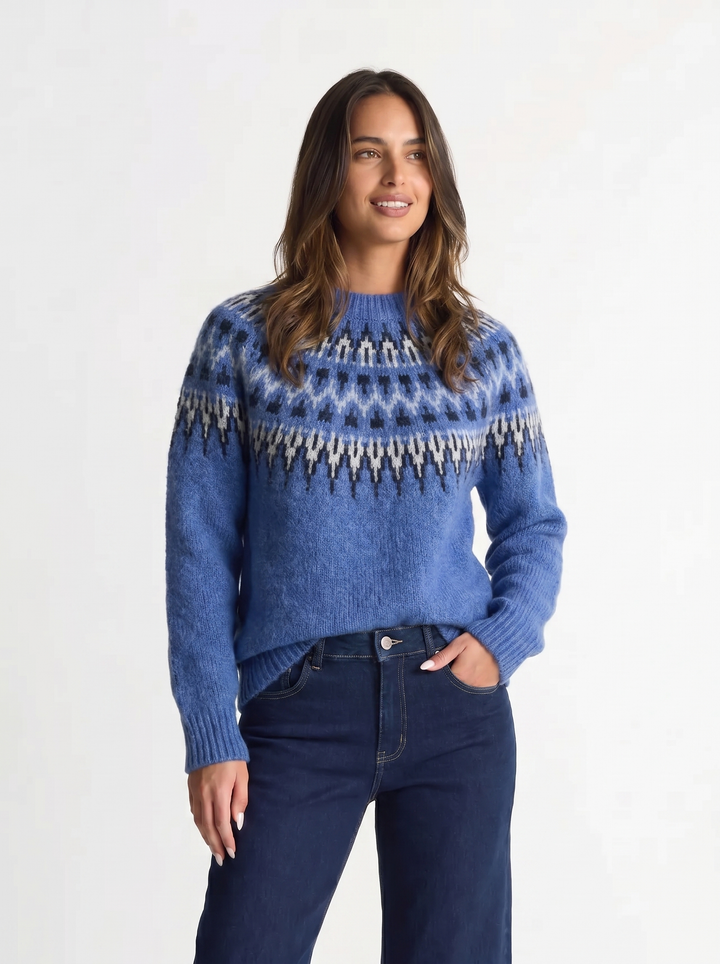 Audrey | Women's Winter Sweater Nordic Knit