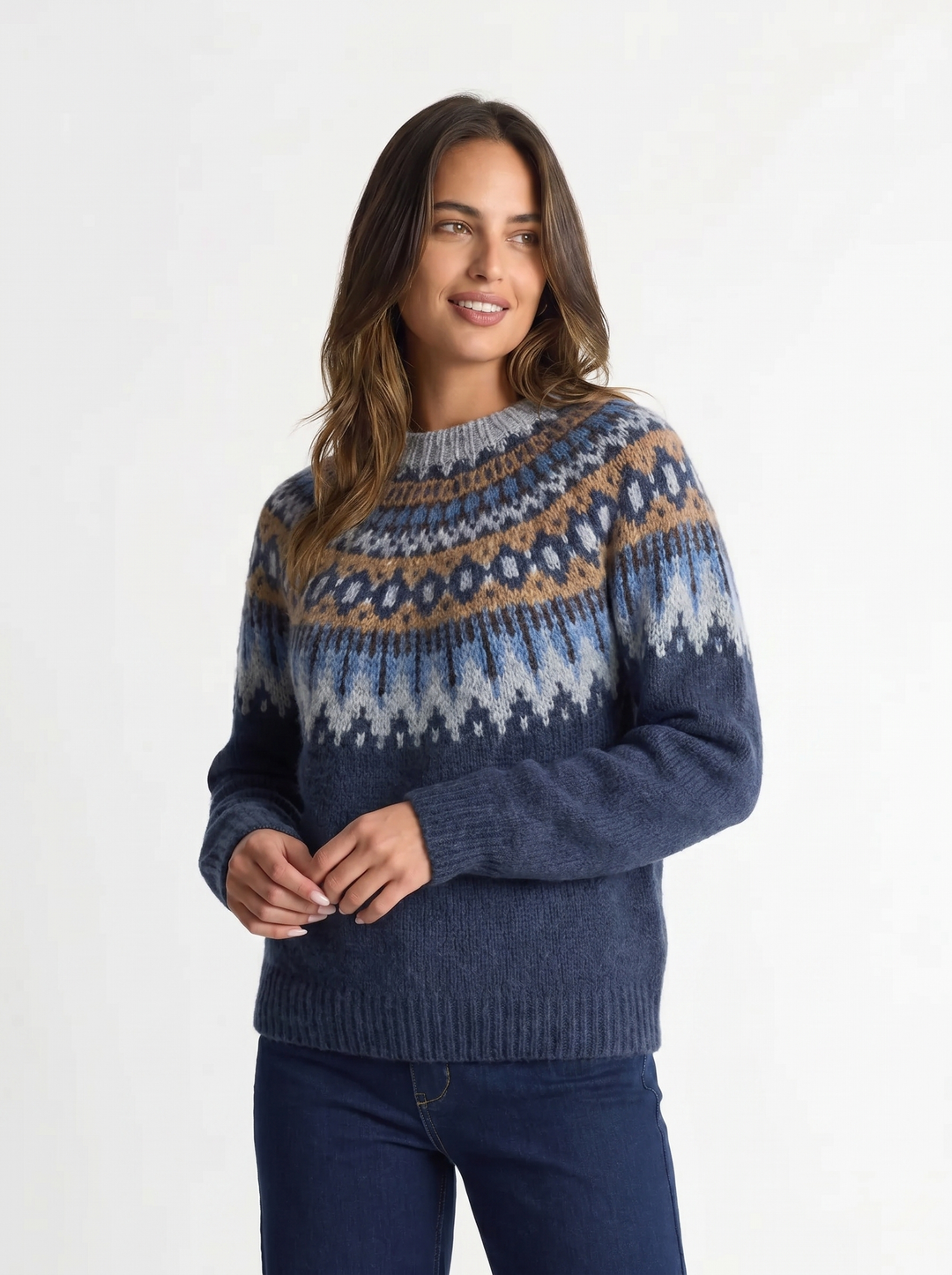 Audrey | Women's Winter Sweater Nordic Knit