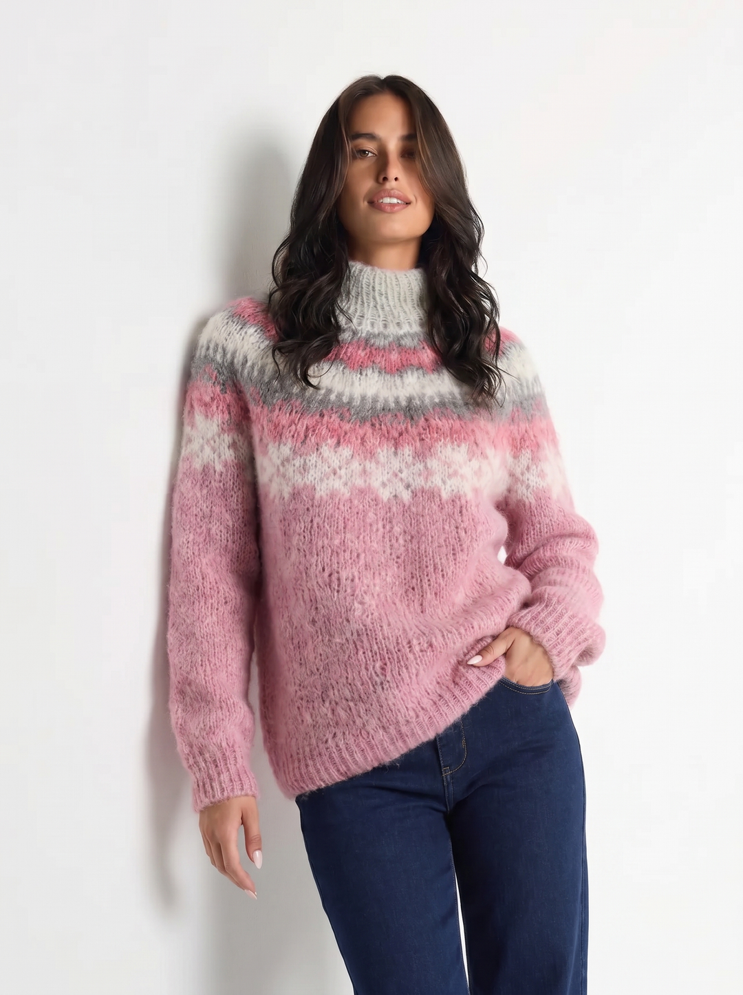 Audrey | Women's Winter Sweater Nordic Knit