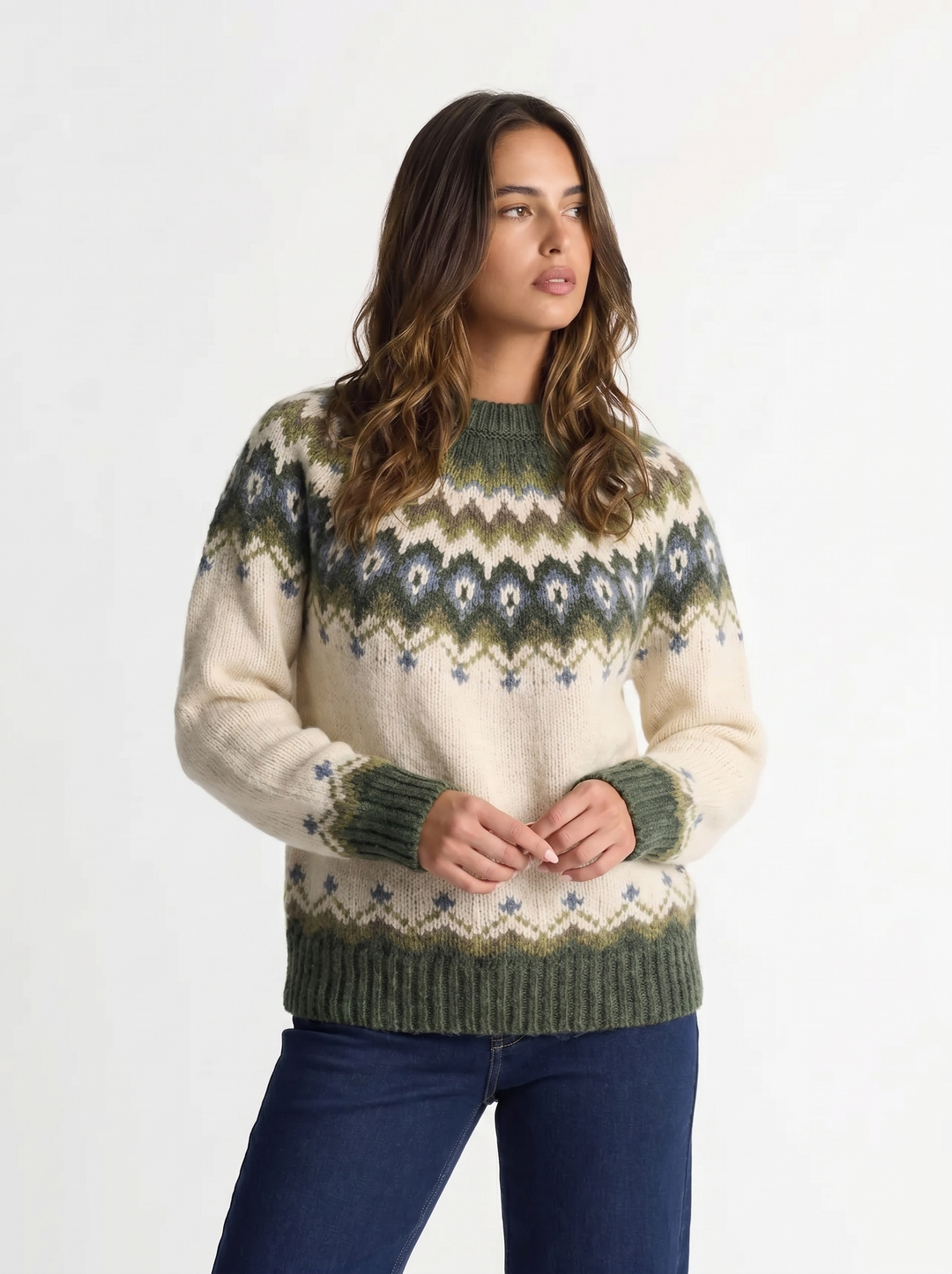 Audrey | Women's Winter Sweater Nordic Knit