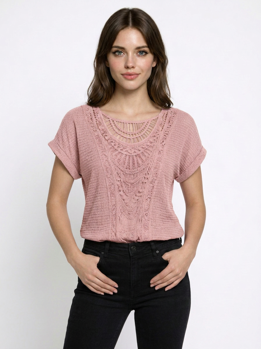 Ava | Women's Crochet Lace Top