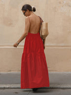 Backless Maxi Dress for Women | Zephyra