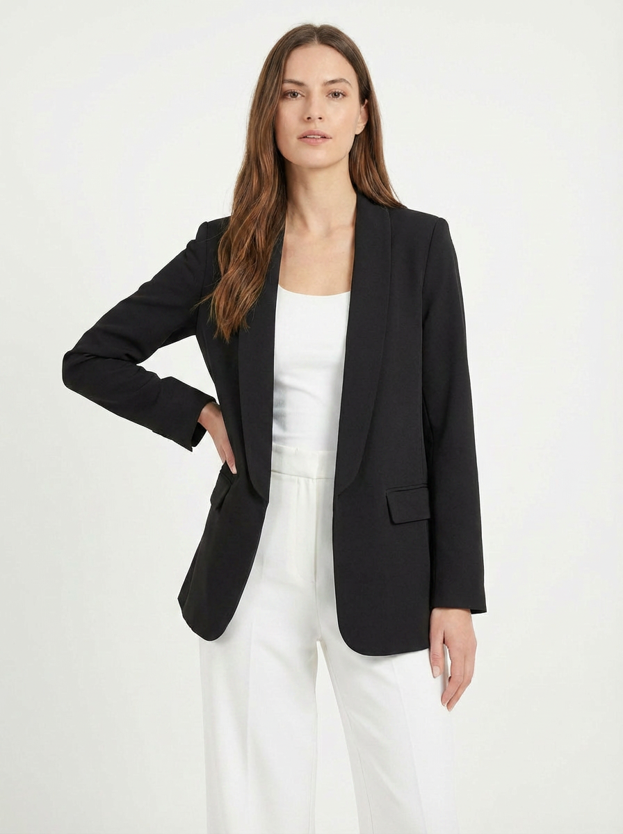 Bailey | Women's Shawl Collar Open Front Blazer 9