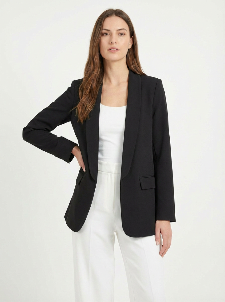 Bailey | Women's Shawl Collar Open Front Blazer 9