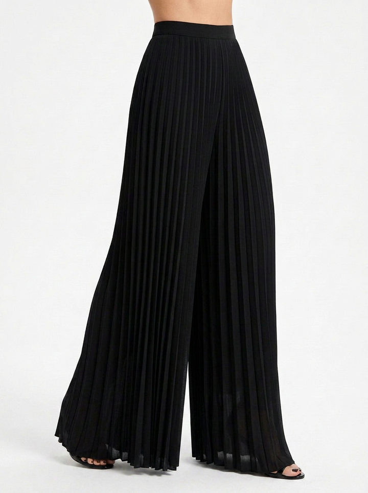 Bea | Women's Wide Leg Pleated Trousers