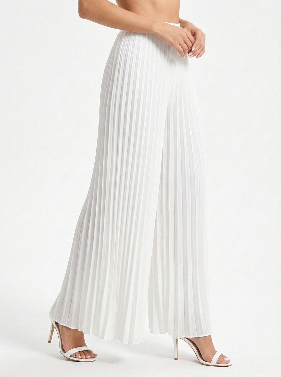 Bea | Women's Wide Leg Pleated Trousers
