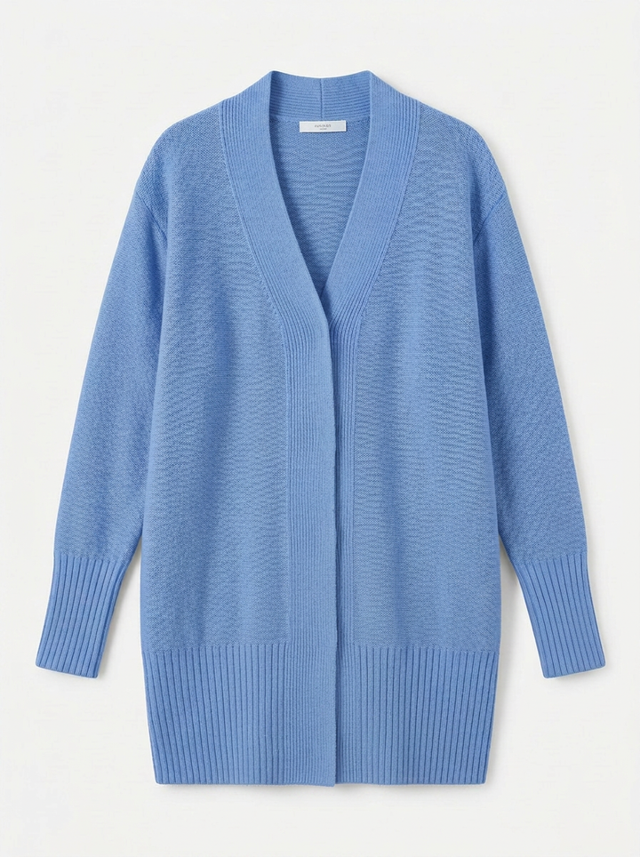 Bella | Women's Long Ribbed Cardigan