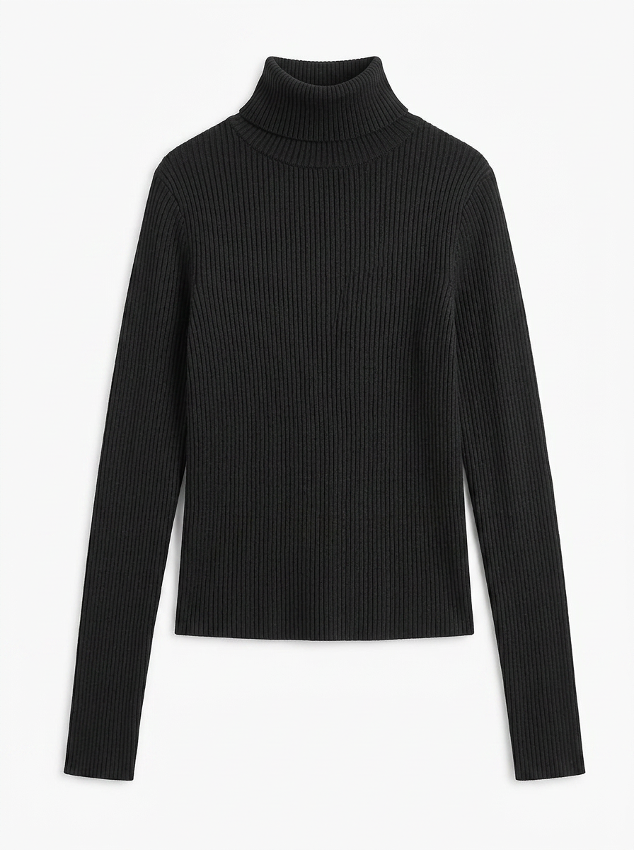 Bella | Women's Ribbed Turtleneck Jumper