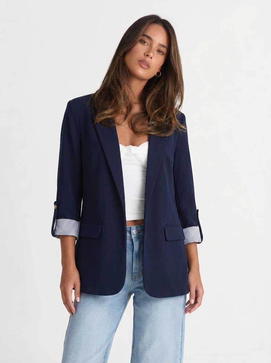 Bellamy | Women's Roll Tab Sleeve Blazer