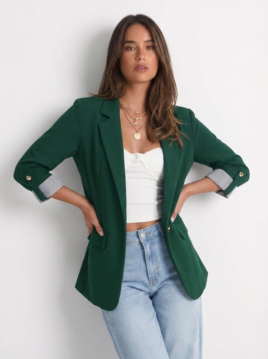 Bellamy | Women's Roll Tab Sleeve Blazer 6