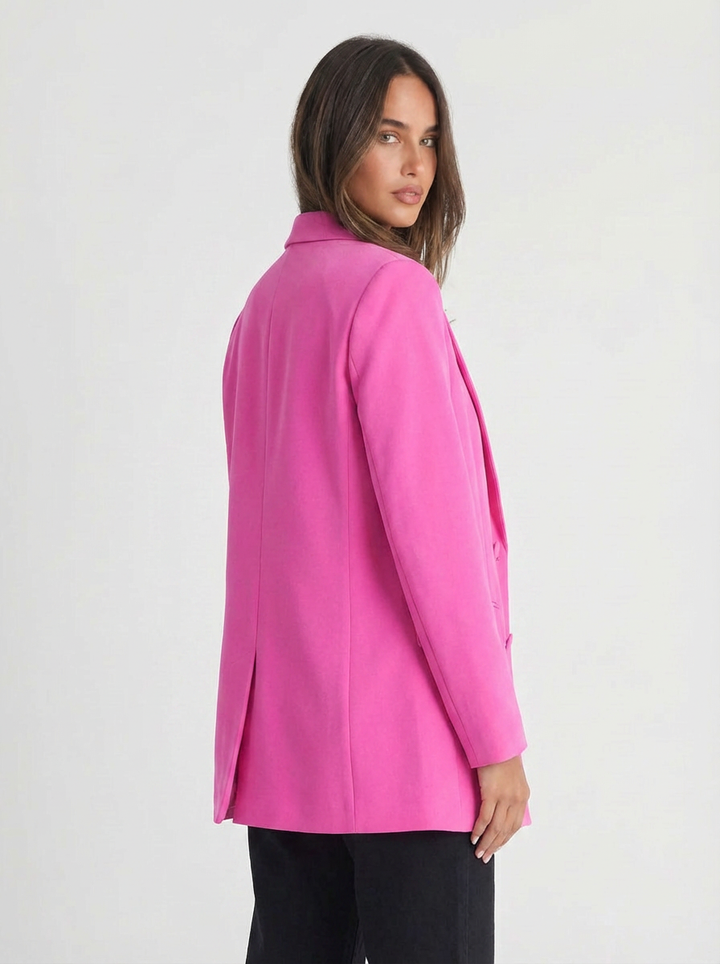 Belle | Women's Double Breasted Notch Lapel Blazer 2