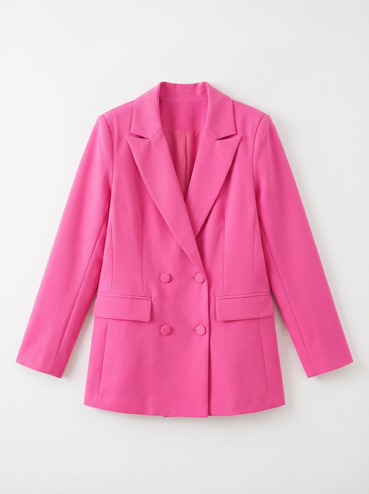 Belle | Women's Double Breasted Notch Lapel Blazer 3