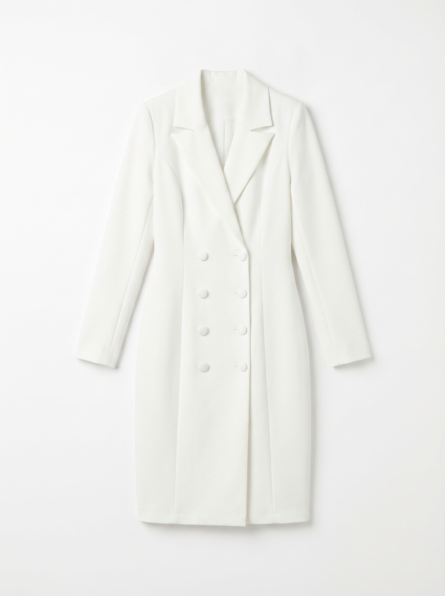 Bianca | Women's Double Breasted Blazer Midi Dress 2
