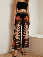 Mesh Wide-Leg Pants | Sienna