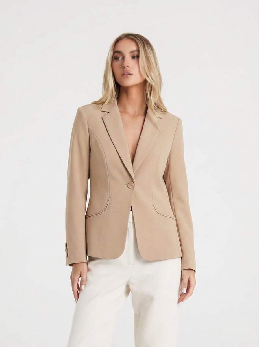 Blair | Women's Notch Lapel Single Button Slim Blazer