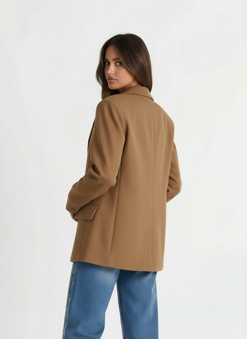 Blair | Women's Single Breasted Notch Lapel Suede Blazer 2