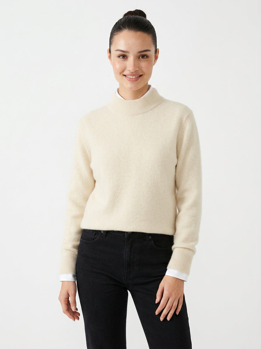 Bondi | Women's Cashmere Sweater Mock Neck