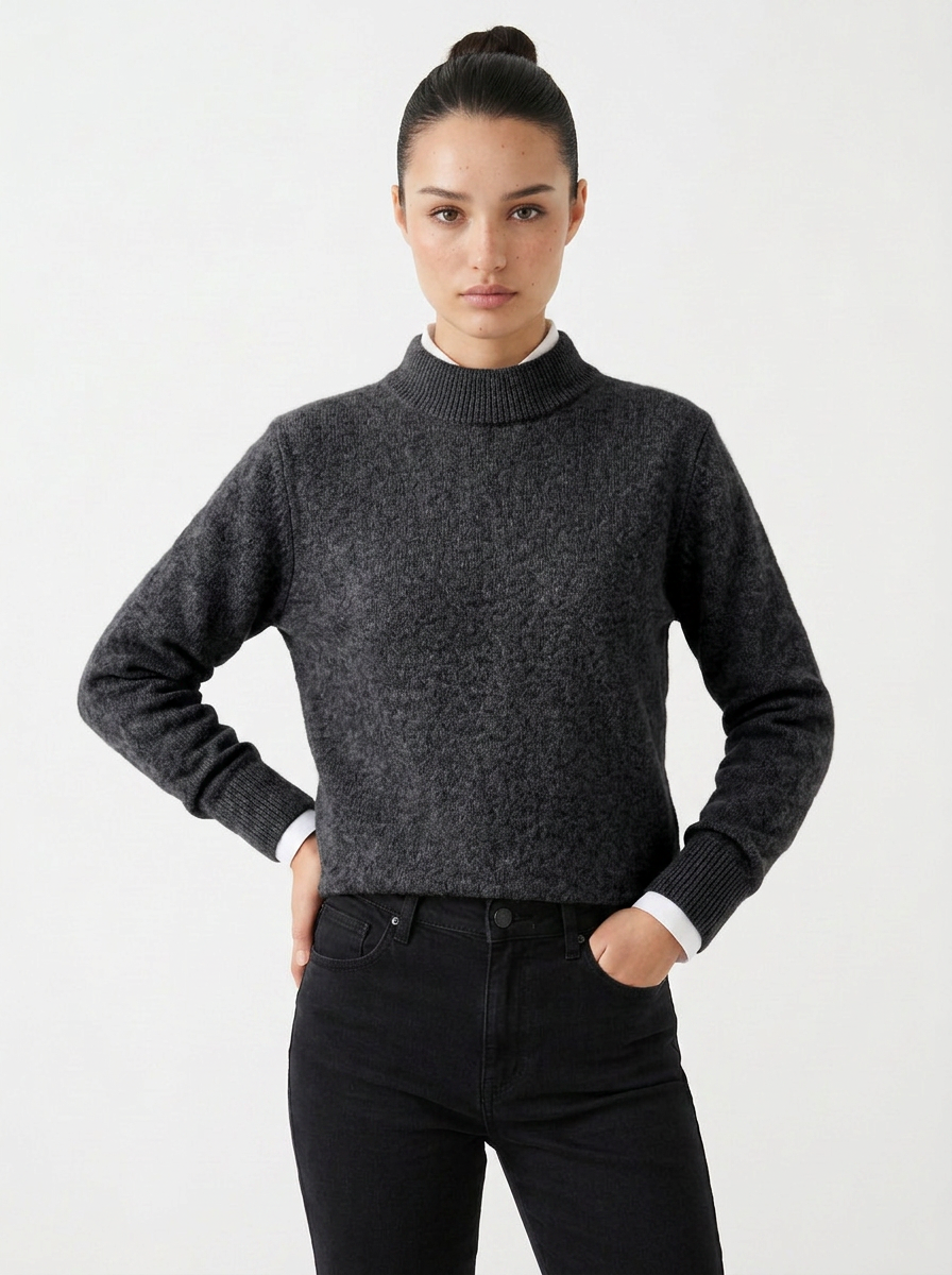 Bondi | Women's Cashmere Sweater Mock Neck