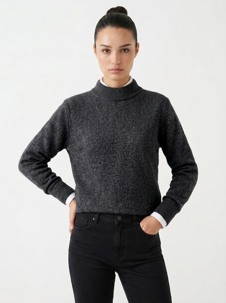 Bondi | Women's Cashmere Sweater Mock Neck