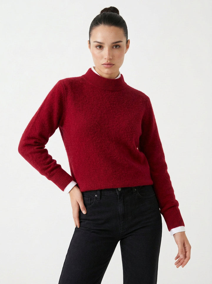Bondi | Women's Cashmere Sweater Mock Neck