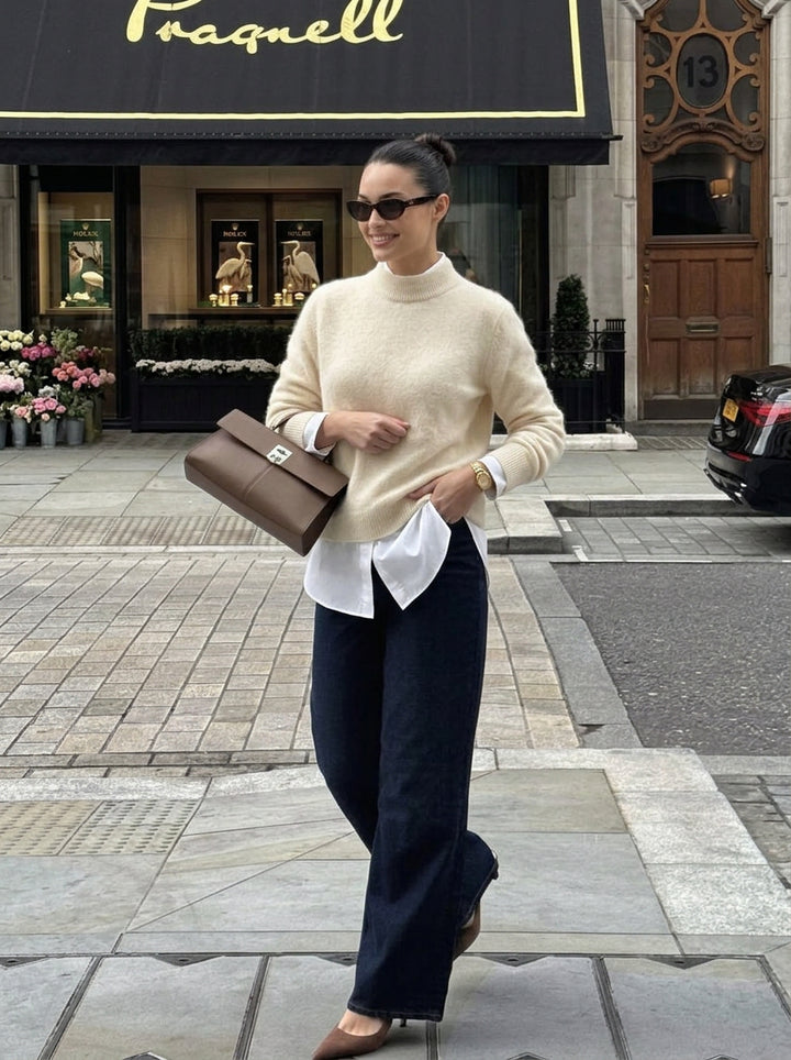 Bondi | Women's Cashmere Sweater Mock Neck