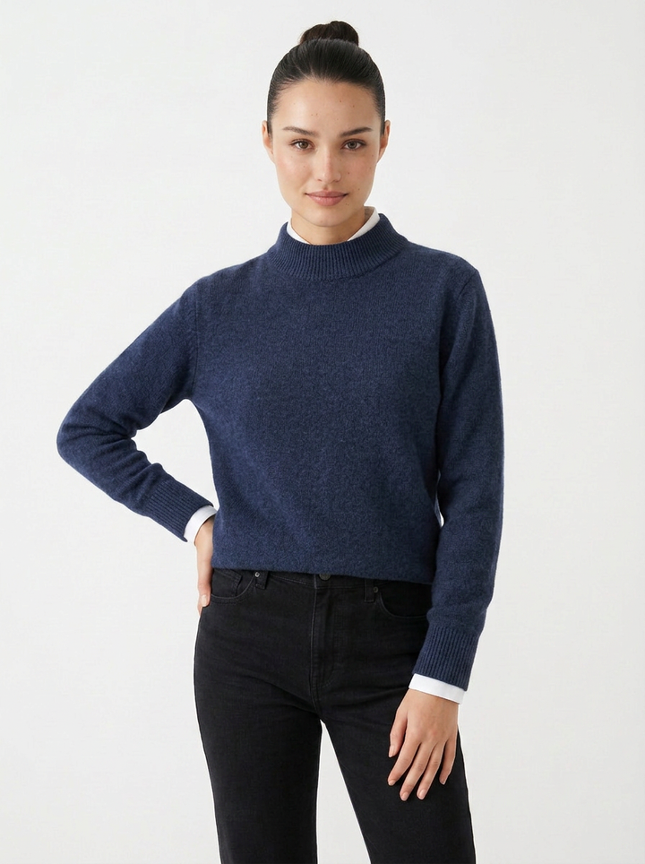 Bondi | Women's Cashmere Sweater Mock Neck