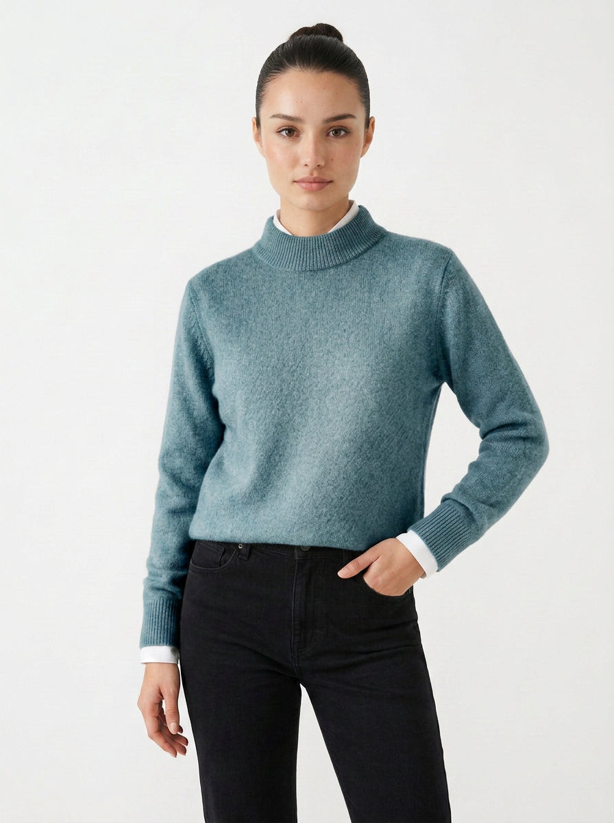 Bondi | Women's Cashmere Sweater Mock Neck