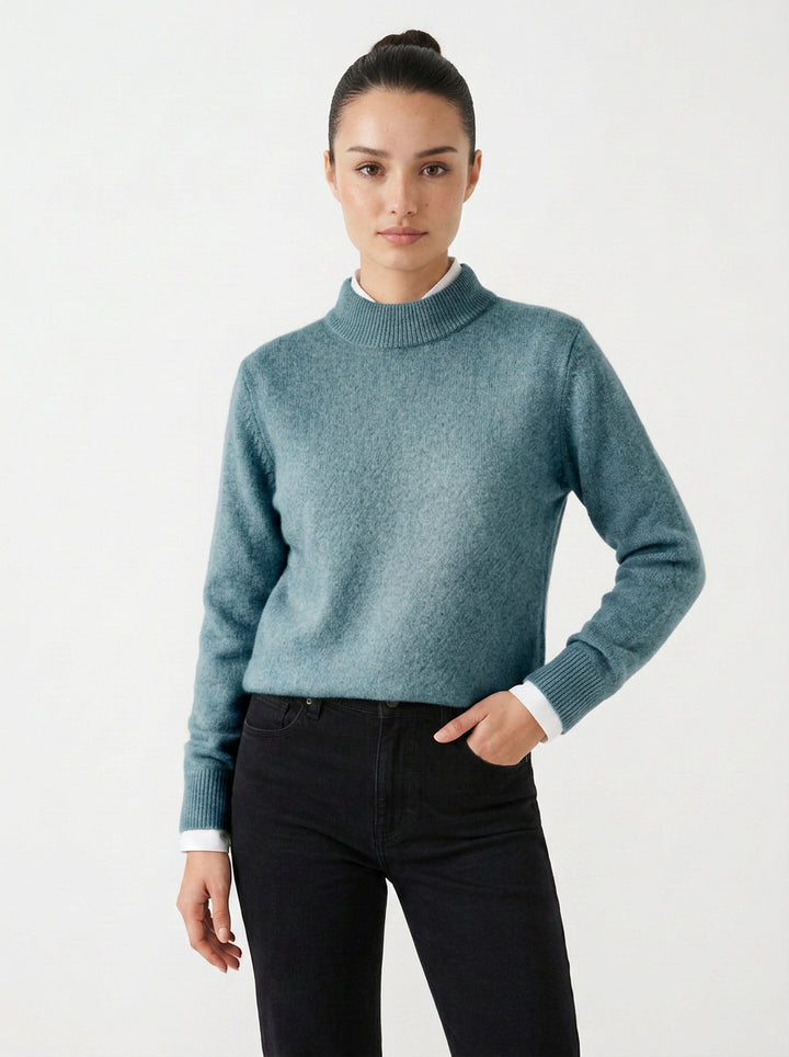 Bondi | Women's Cashmere Sweater Mock Neck
