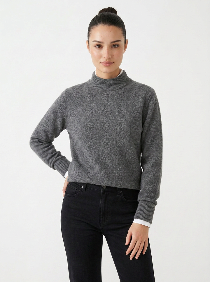 Bondi | Women's Cashmere Sweater Mock Neck