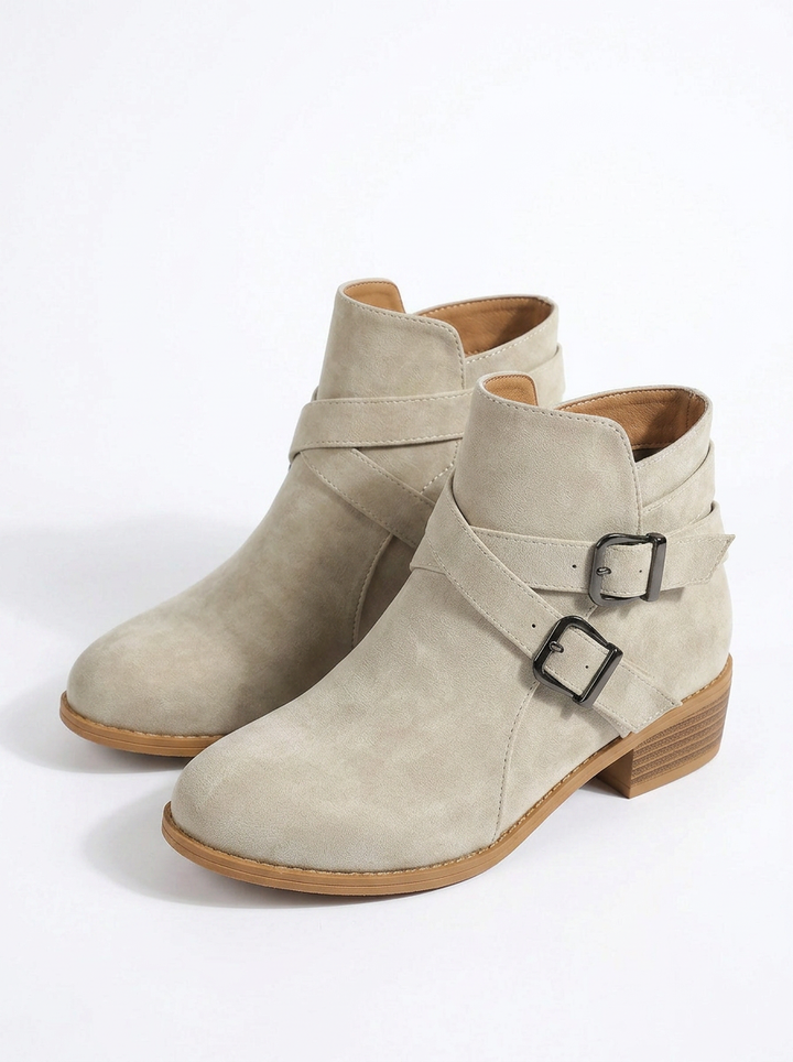 Bondi | Women's Comfort Ankle Boots with Buckle Straps