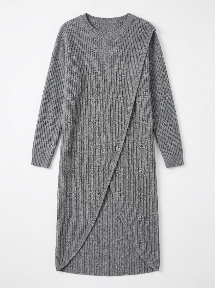 Bondi | Women's Knit Winter Dress Long Sleeve Maxi