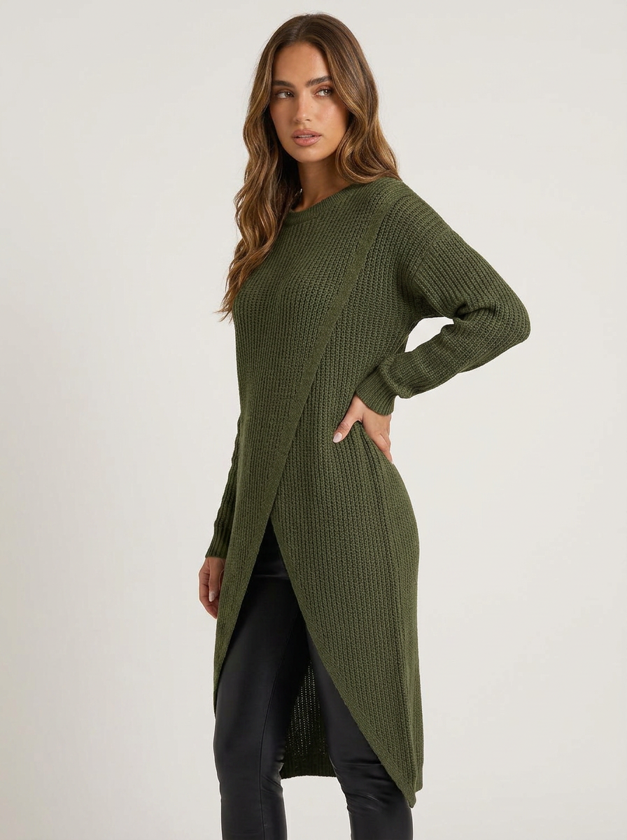 Bondi | Women's Knit Winter Dress Long Sleeve Maxi