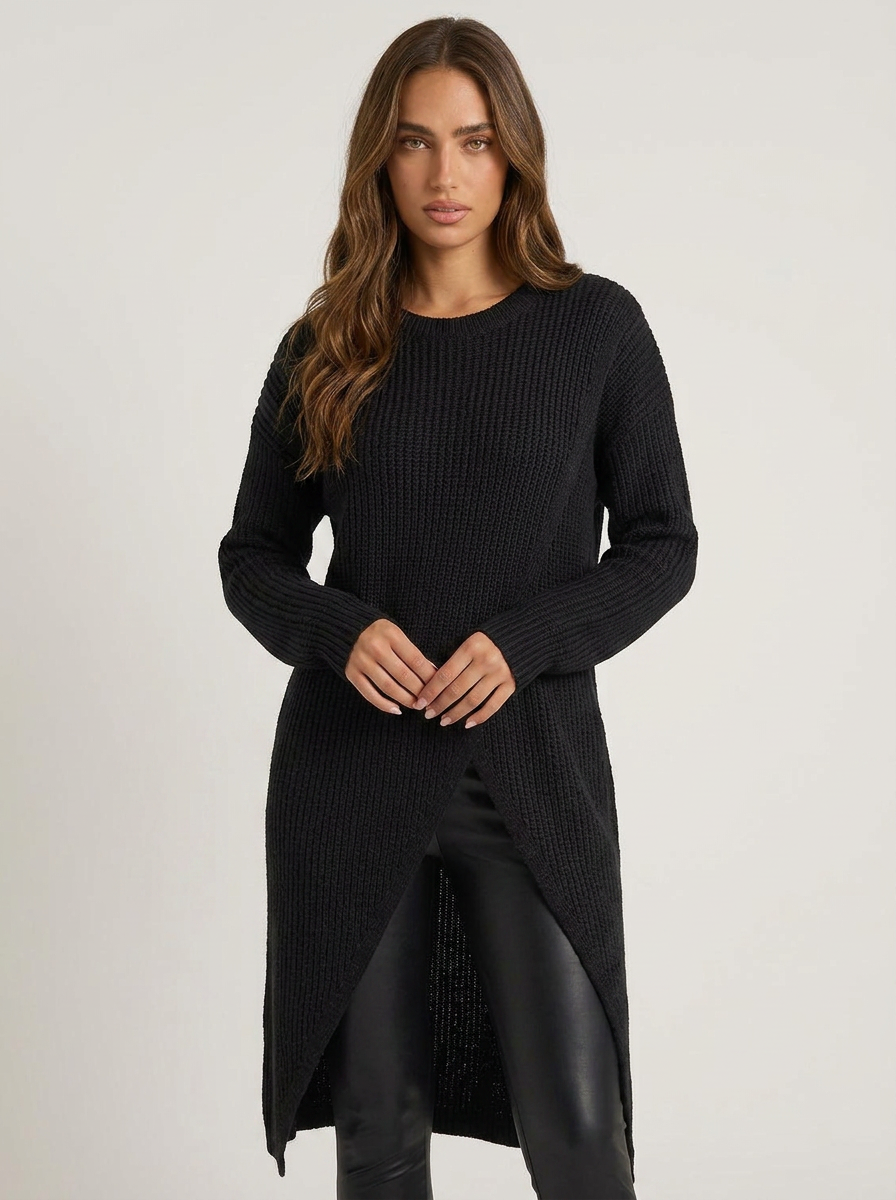 Bondi | Women's Knit Winter Dress Long Sleeve Maxi