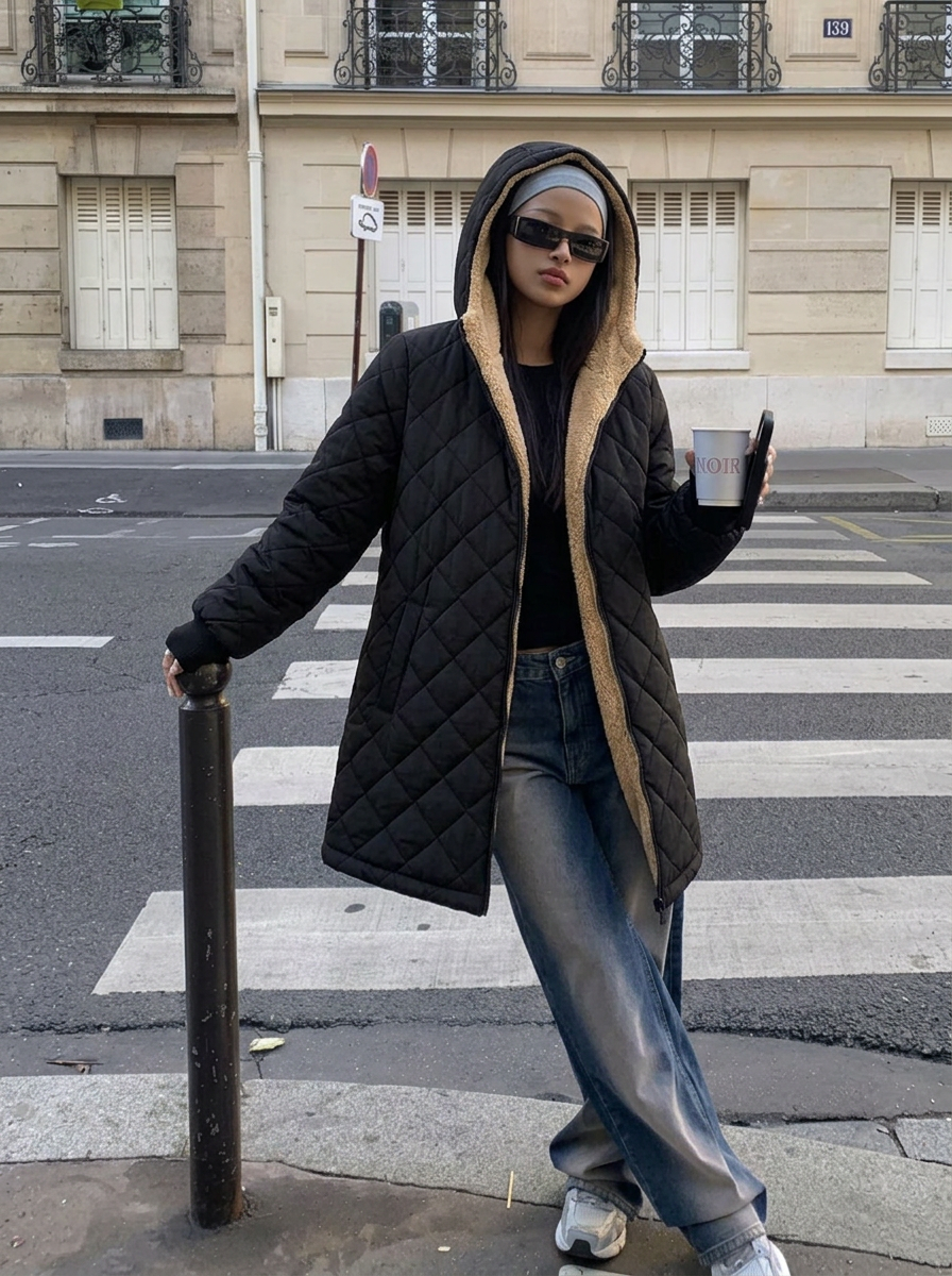 Bondi | Women's Quilted Longline Coat