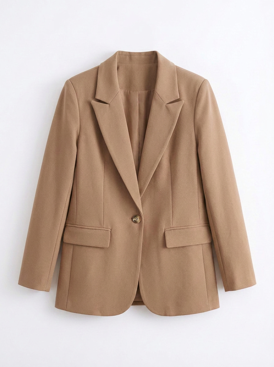 Brenda | Women's Beige Office Blazer 3
